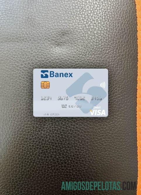Peru Banco Banex Visa Cartão de Débito Photolook Front baixar para verificação